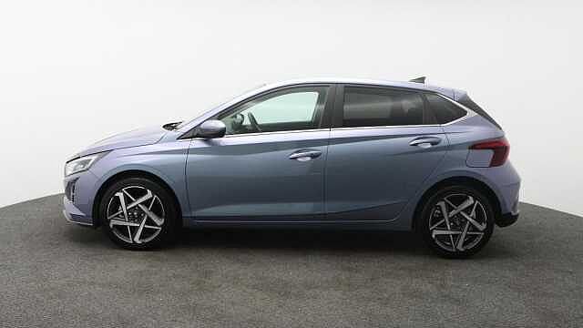 Hyundai I20 1.0 T-GDi Tech Line Hatchback 5dr Petrol DCT Euro 6 (s/s) (90 ps) Blue