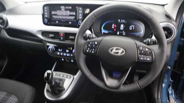 Hyundai I10 1.2 Premium Hatchback 5dr Petrol Auto Euro 6 (s/s) (79 ps) Blue