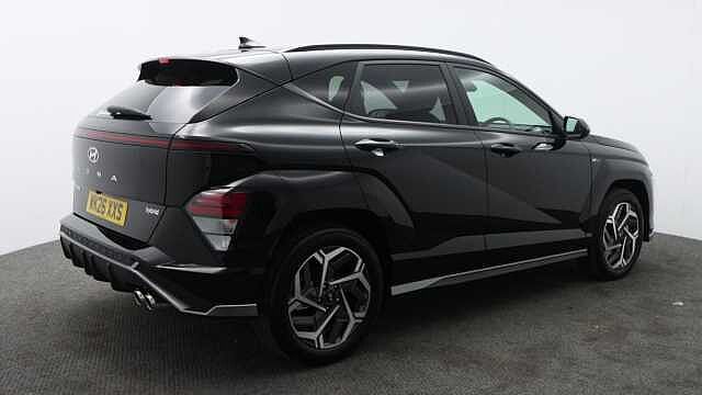 Hyundai KONA 1.6 h-GDi N Line SUV 5dr Petrol Hybrid DCT Euro 6 (s/s) (138 ps) Black